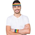 Rainbow Headband & Wristbands